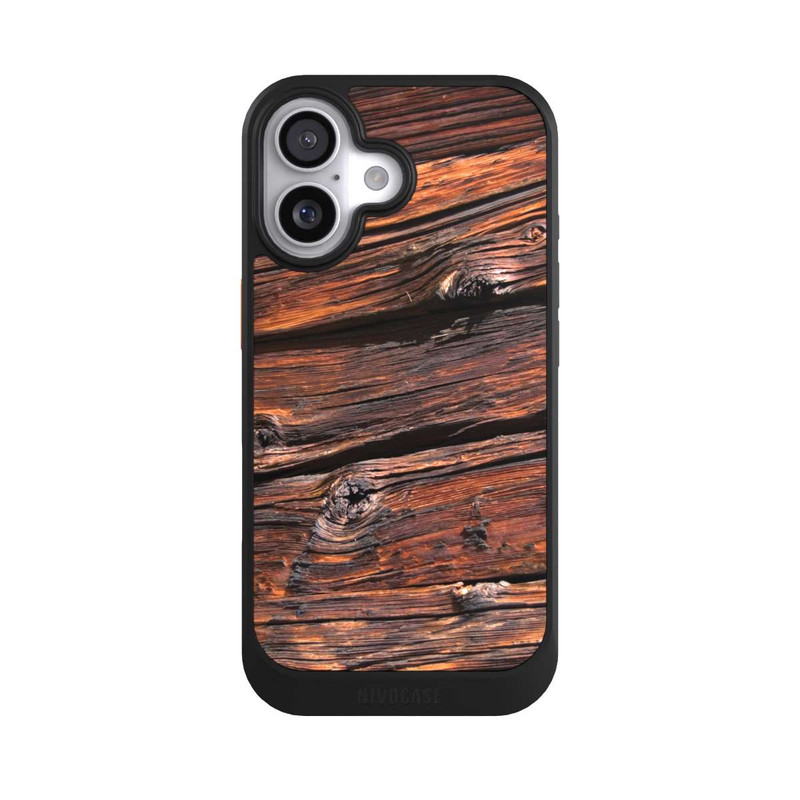 iPhone 17 NIVOcore Weathered Wooden Plank