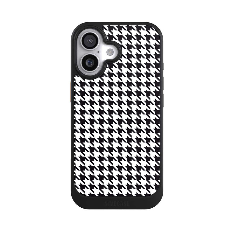 iPhone 17 NIVOcore Pied de Poule Noir Blanc