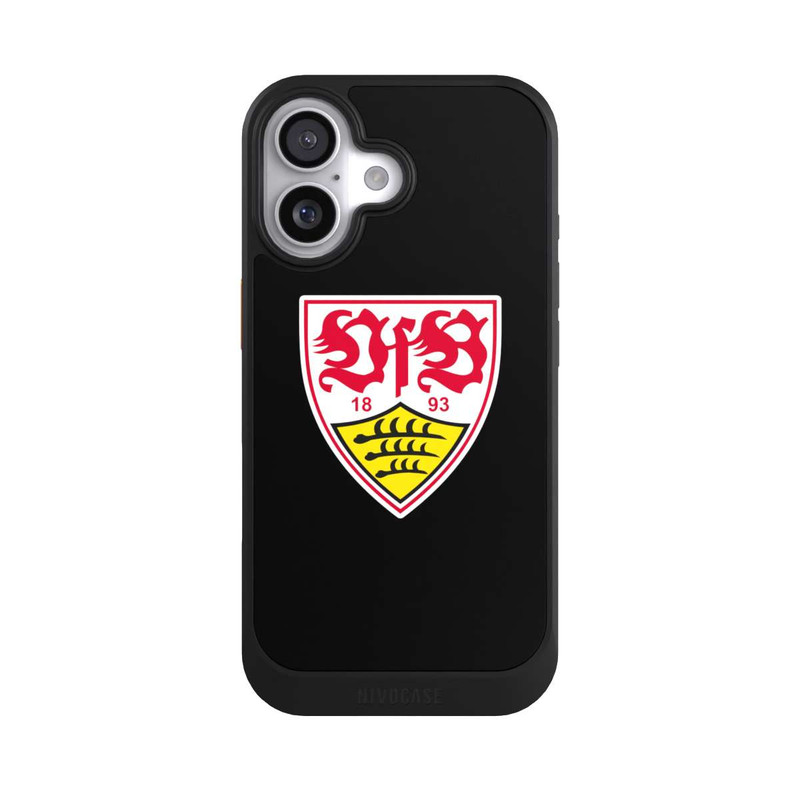 iPhone 17 NIVOcore VfB Stuttgart Wappen Schwarz