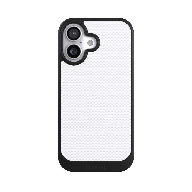 iPhone 17 NIVOcore White Carbon Look