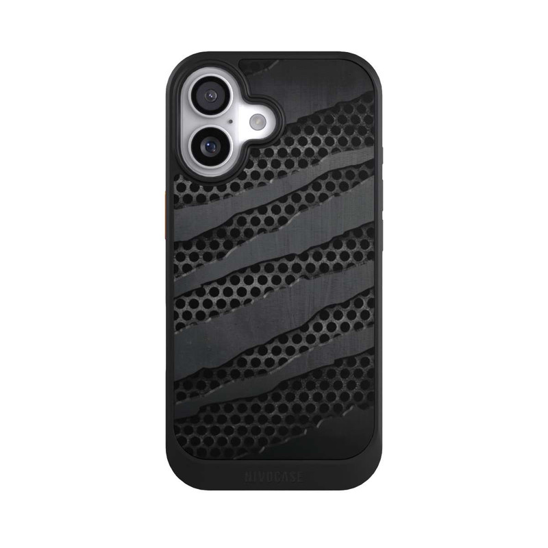 iPhone 17 NIVOcore Grey Metal Scratches