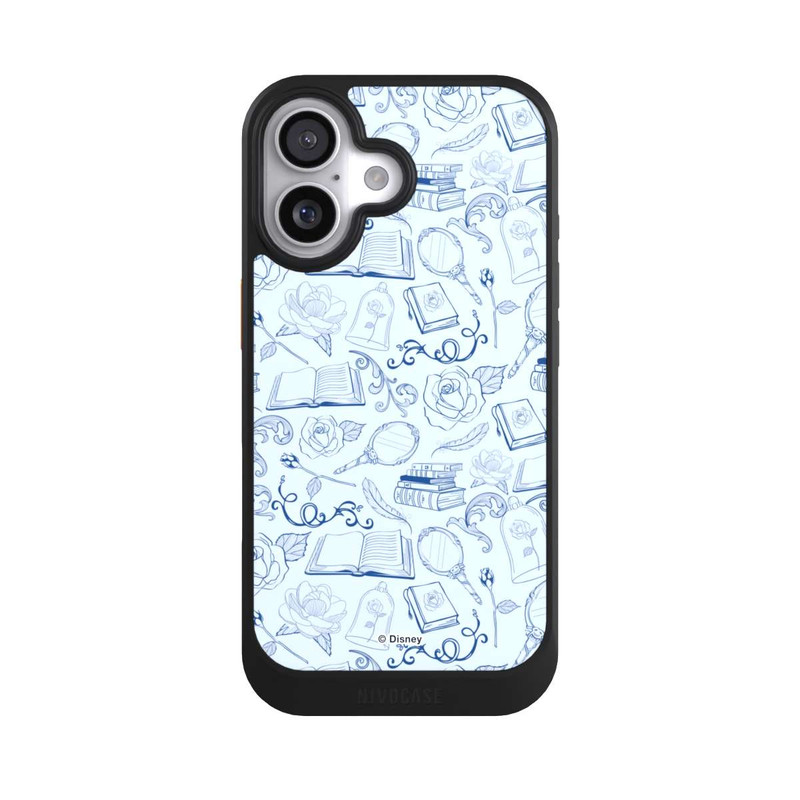 iPhone 17 NIVOcore La Belle et la Bête Motif Bleu