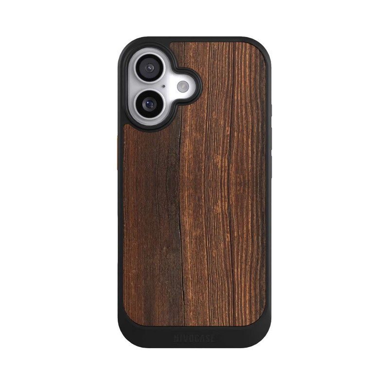 iPhone 17 NIVOcore Look Bois de Noyer