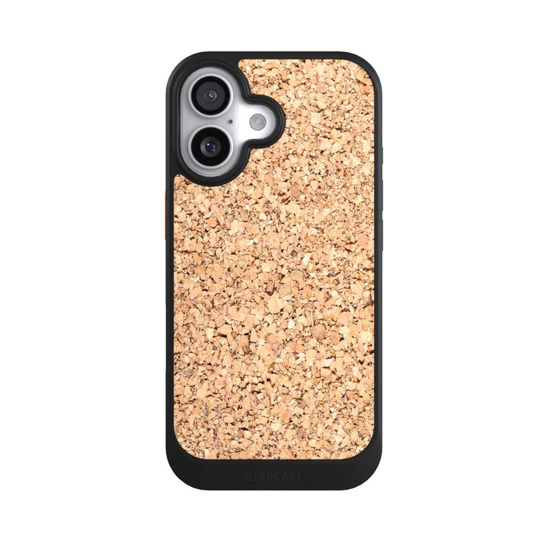 iPhone 17 NIVOcore Kork Holzlook