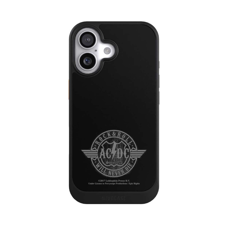 iPhone 17 NIVOcore ACDC Rock and Roll Gris