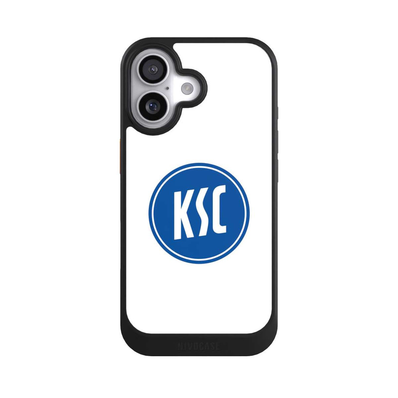 iPhone 17 NIVOcore KSC Logo auf Weiß