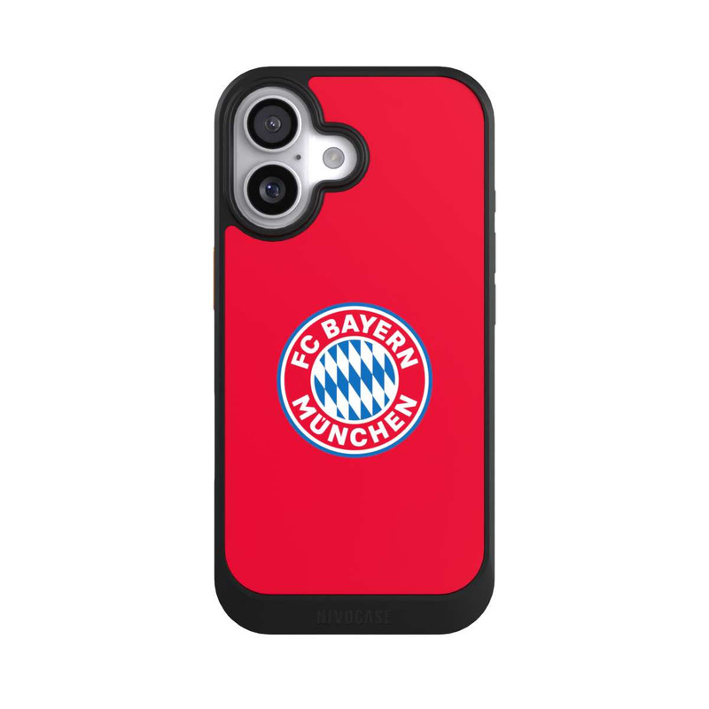 iPhone 17 NIVOcore FCB Logo auf Rot