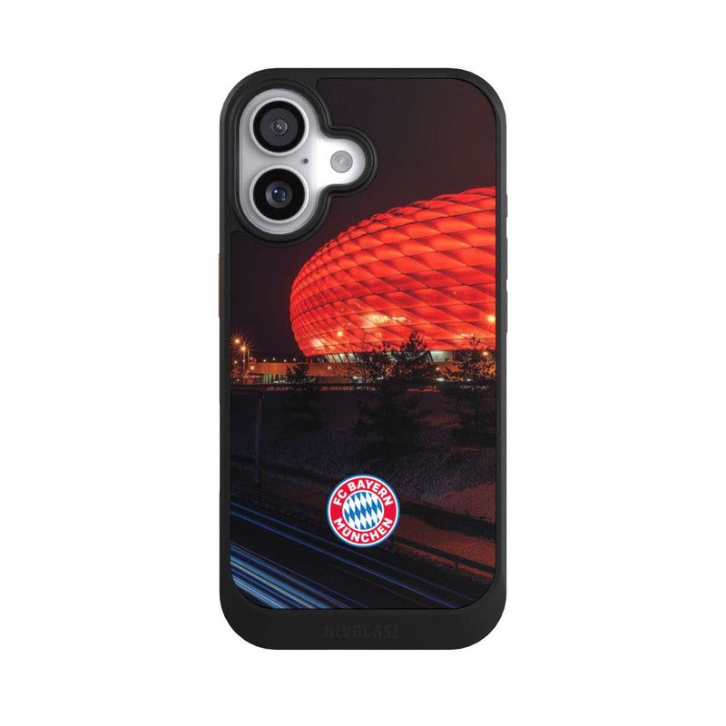 iPhone 17 NIVOcore Allianz Arena bei Nacht FCB