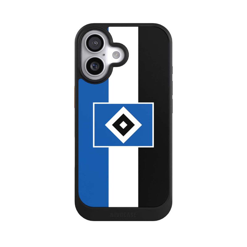 iPhone 17 NIVOcore HSV rayures - bleu-blanc-noir