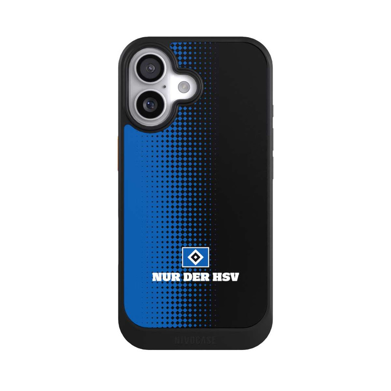 iPhone 17 NIVOcore Nur der HSV - Rautenraster Schwarz