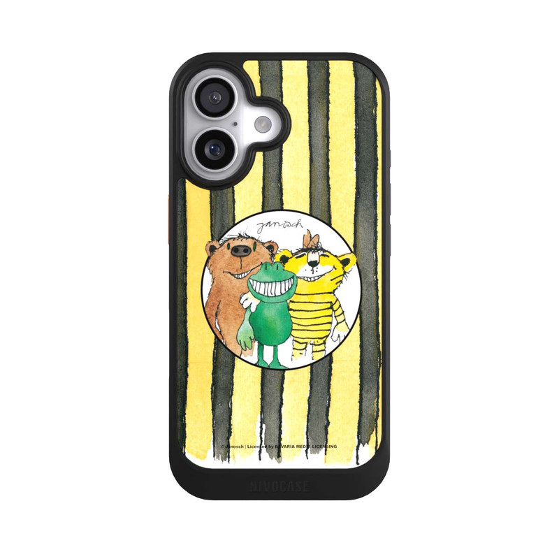 iPhone 17 NIVOcore Petit Tigre et Petit Ours avec Rayures