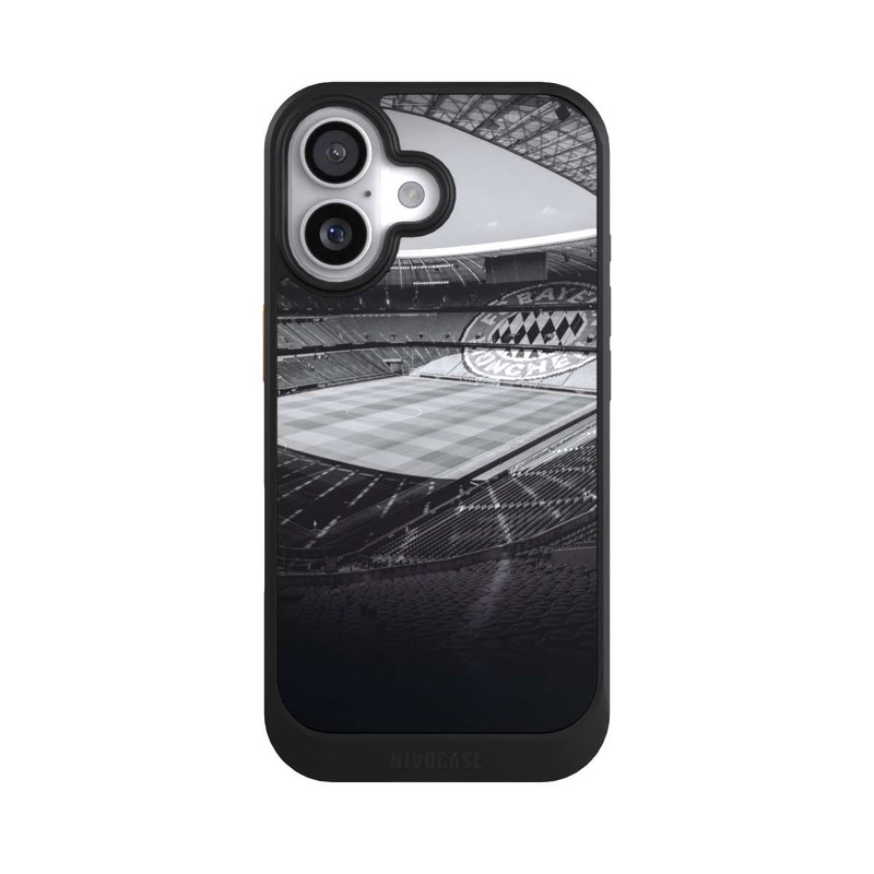 iPhone 17 NIVOcore Stadion FC Bayern - Black White
