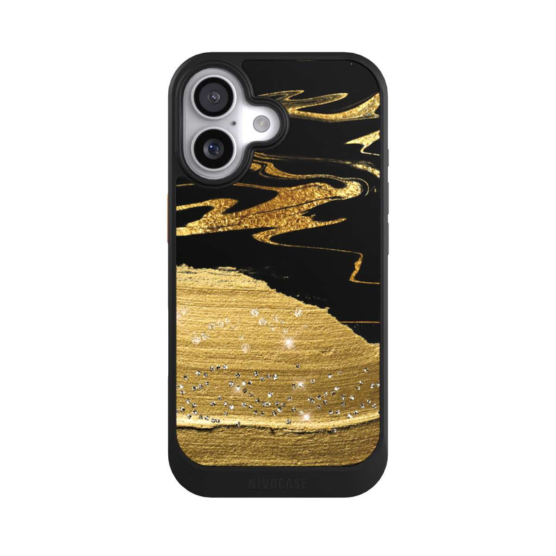 iPhone 17 NIVOcore Marmoradern im Goldlook