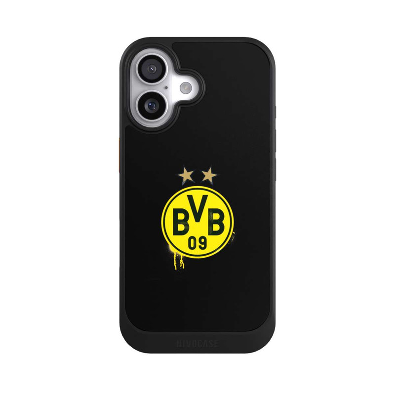 iPhone 17 NIVOcore Spraylogo 2 Sterne - BVB