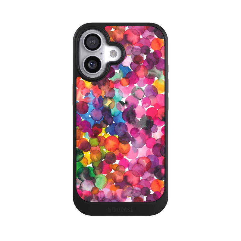 iPhone 17 NIVOcore Überlappende Aquarellpunkte