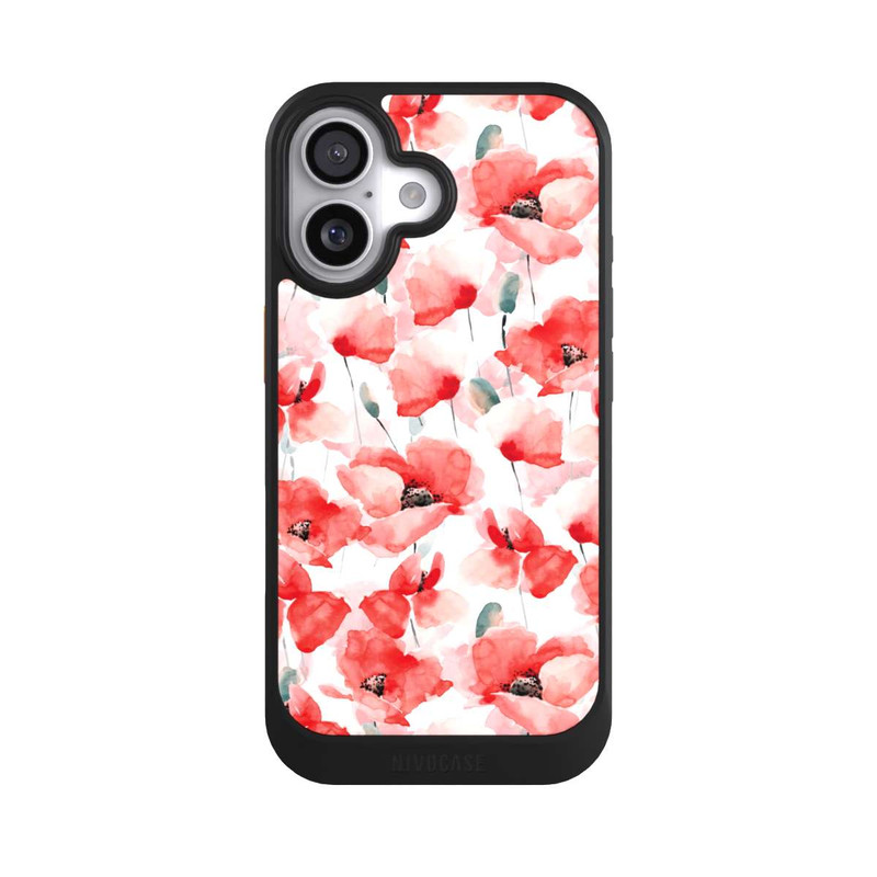 iPhone 17 NIVOcore Mohnblumen Muster