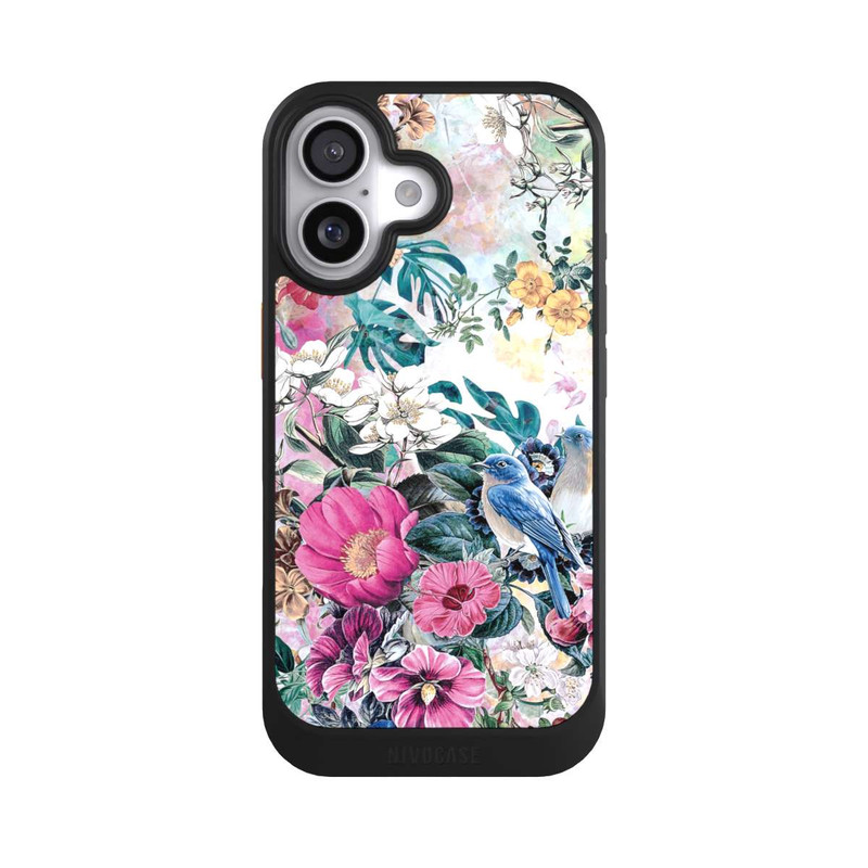 iPhone 17 NIVOcore Vögel und Blumen