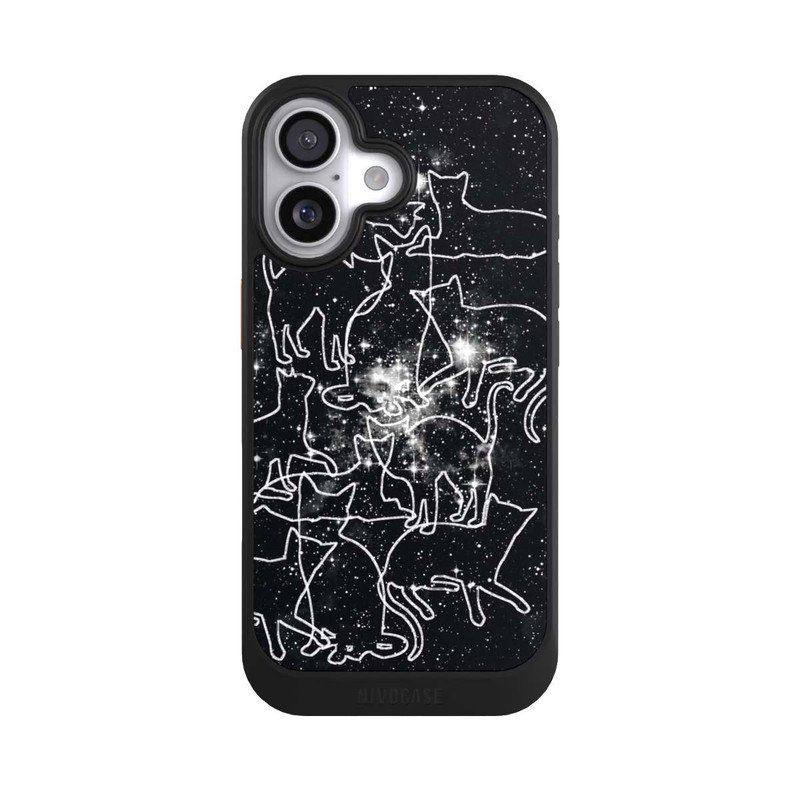 iPhone 17 NIVOcore Sternennacht-Katzen