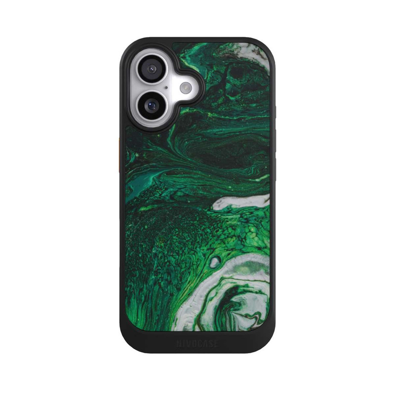 iPhone 17 NIVOcore Green oil texture