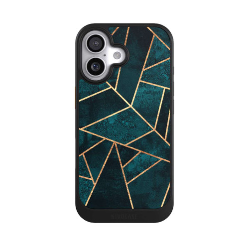  NIVOcore Deep Teal Stone Gold Print