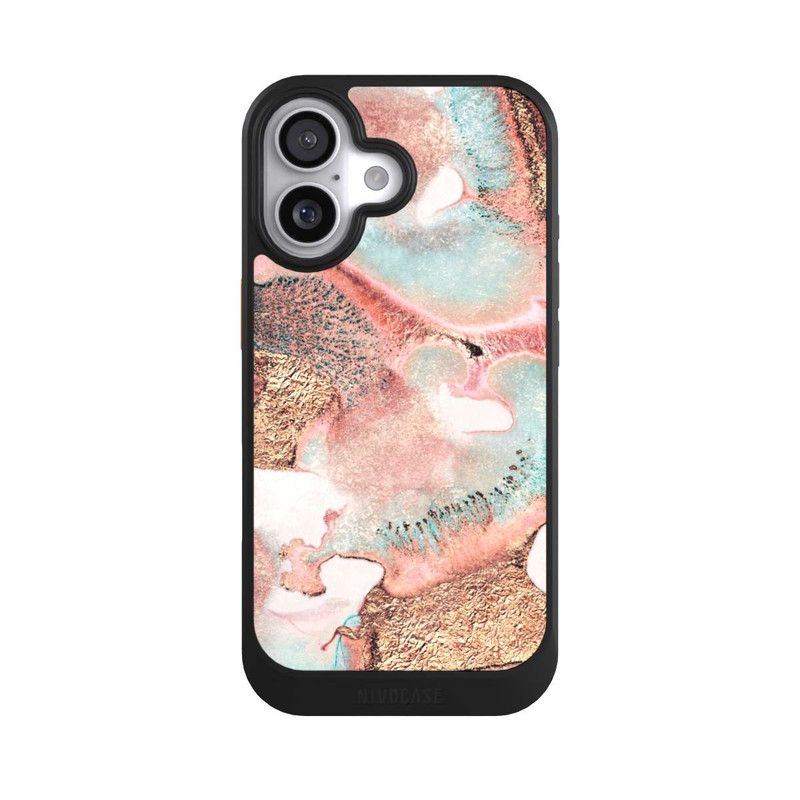 iPhone 17 NIVOcore Hübscher Tintendruck gold