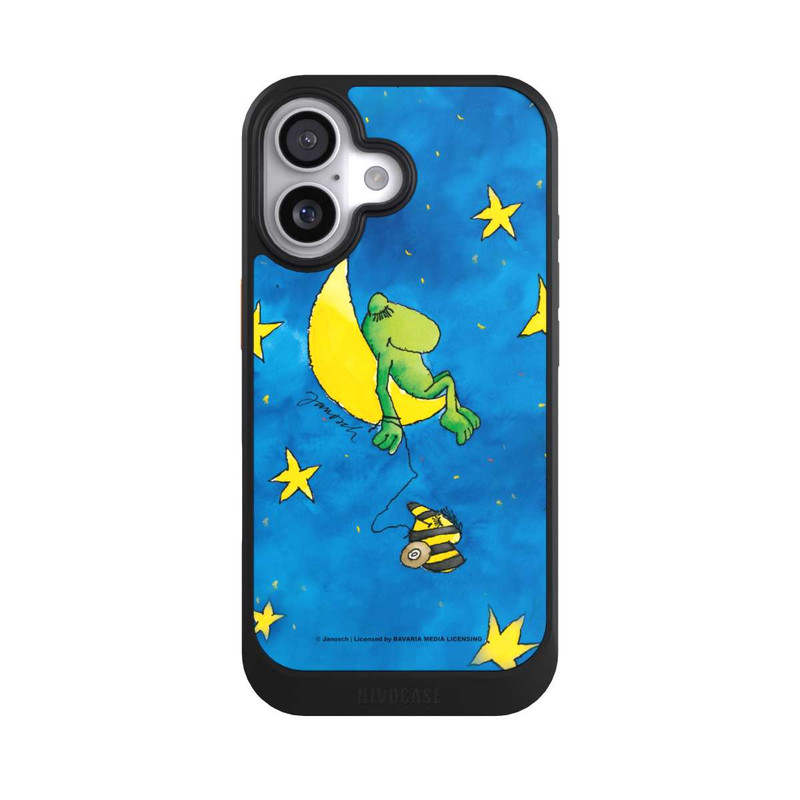 iPhone 17 NIVOcore Frosch und Tigerente Nachtbild