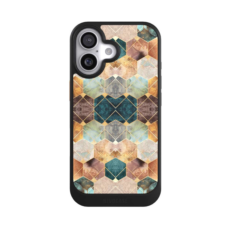 iPhone 17 NIVOcore Hexagones et diamants naturels