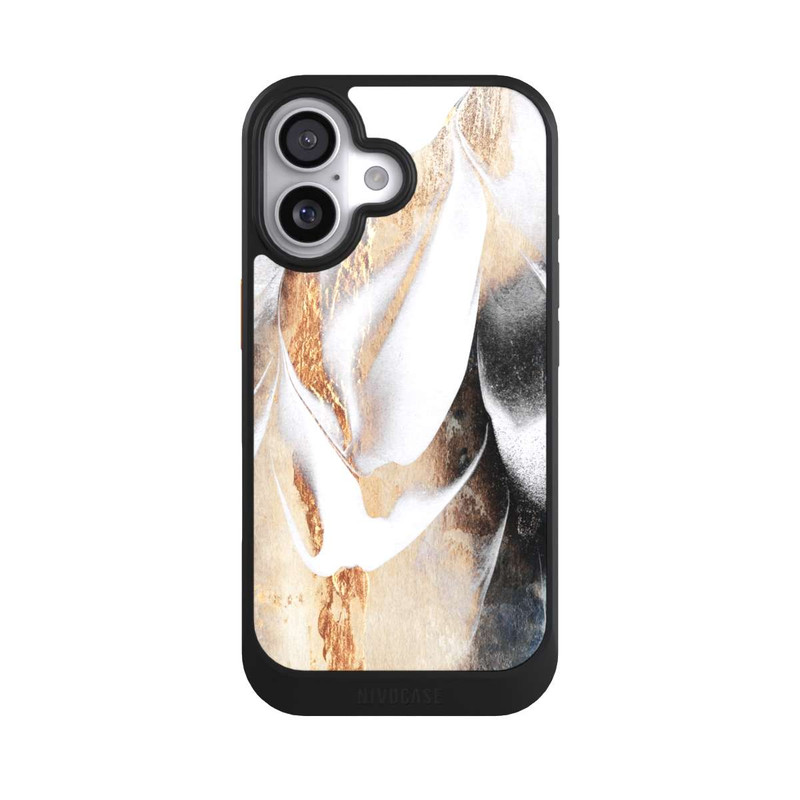 iPhone 17 NIVOcore Apaisez votre âme Gold Print