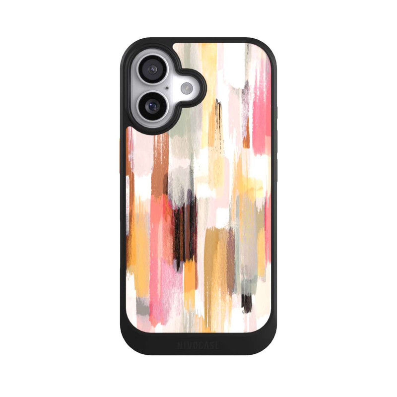iPhone 17 NIVOcore Coups de pinceau abstraits Nuances d'automne