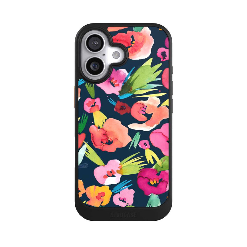 iPhone 17 NIVOcore Fleurs tropicales aquarelles