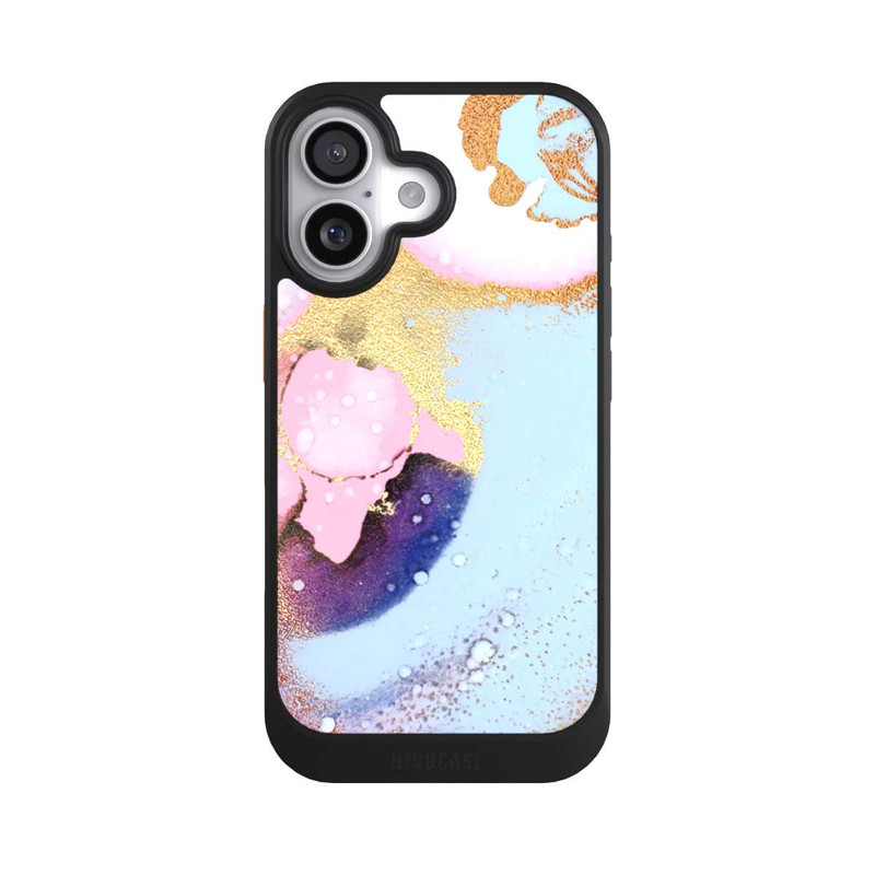 iPhone 17 NIVOcore Pastel Glamour Ink Texture