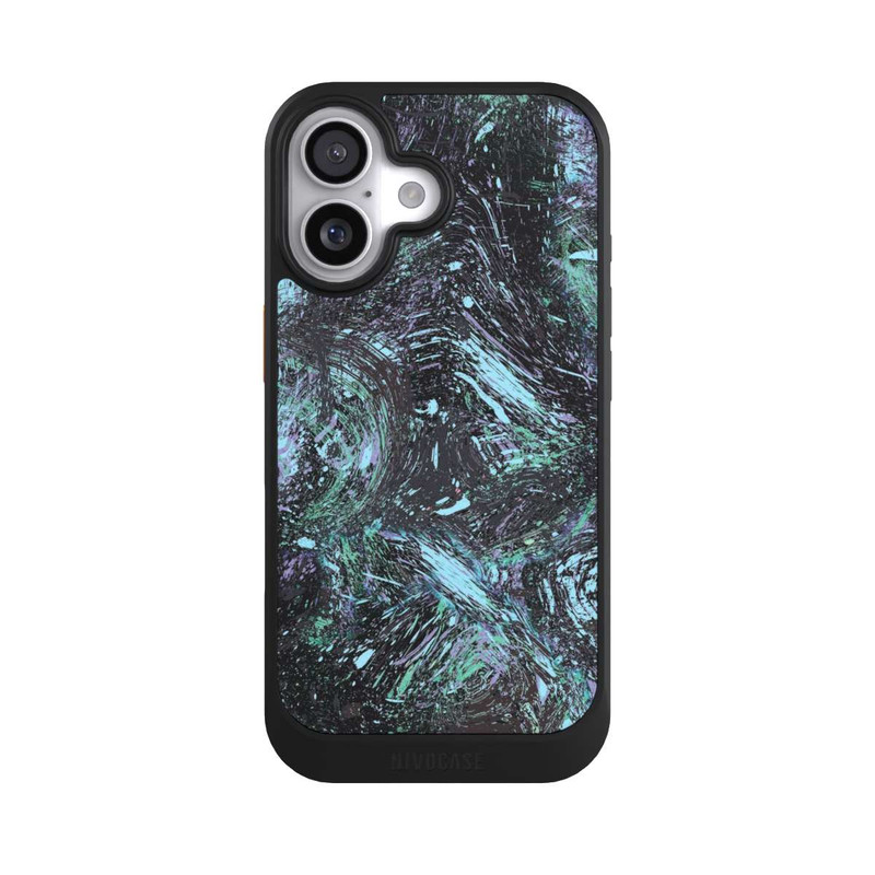 iPhone 17 NIVOcore Abstrakt tropfender Staub lila