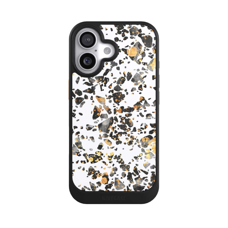 iPhone 17 NIVOcore Gold Speckled Terrazzo