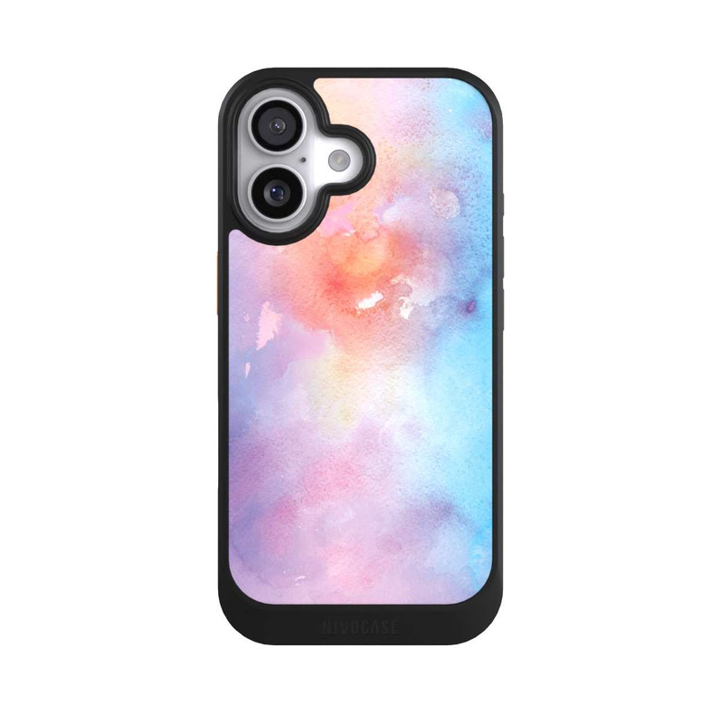 iPhone 17 NIVOcore Aquarellzeichnung Helle Farben