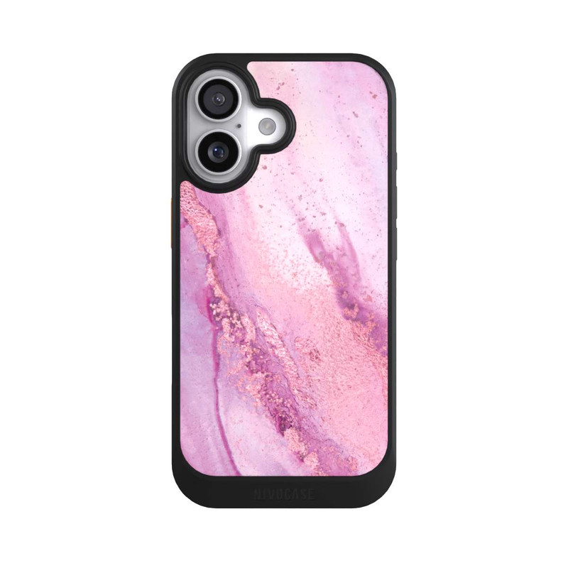 iPhone 17 NIVOcore Lila Marmorwand