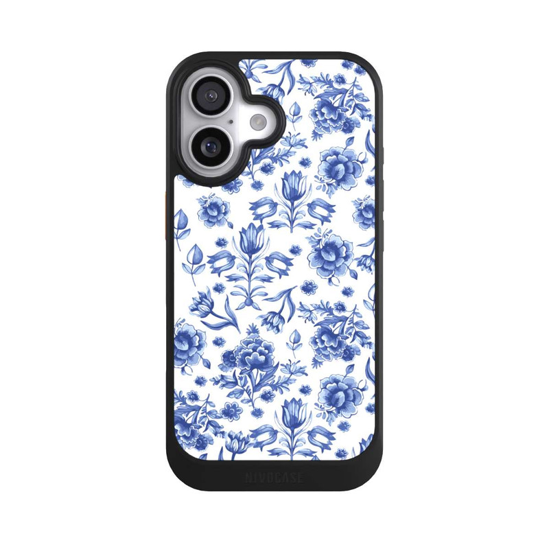 iPhone 17 NIVOcore Blue Flower Pattern - Delft (NL)