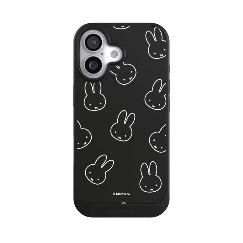 iPhone 17 NIVOcore Miffy Muster Schwarz