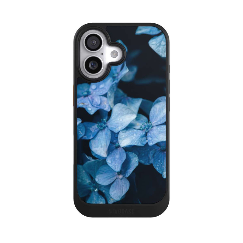 iPhone 17 NIVOcore Fleurs bleues 2