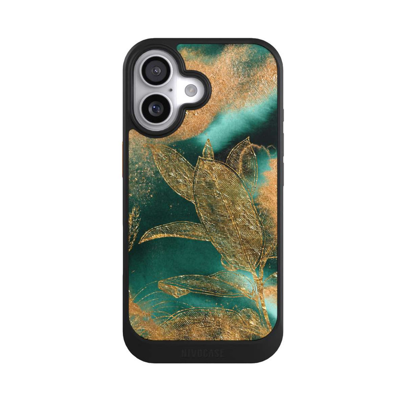 iPhone 17 NIVOcore Gold und Grün Natur
