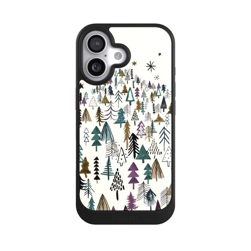 iPhone 17 NIVOcore Montagne Arbres Forêt Violet