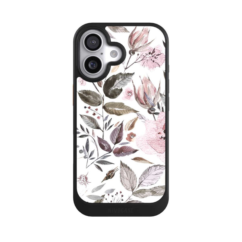 iPhone 17 NIVOcore Aquarell braune Rosenblüten