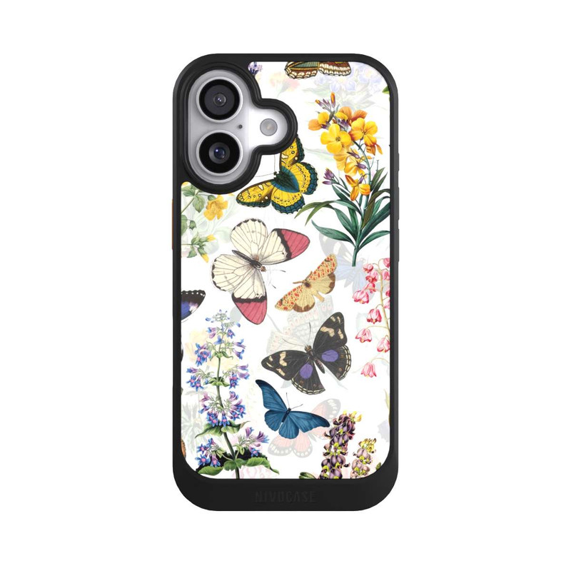 iPhone 17 NIVOcore Feldblumen und Schmetterlinge