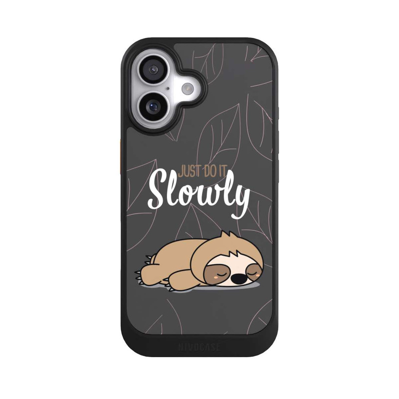 iPhone 17 NIVOcore Just Do It Slowly Sloth Grey