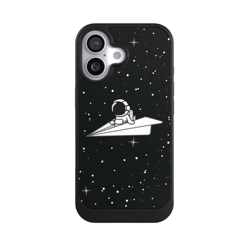 iPhone 17 NIVOcore Astronaut Paper Plane Comic