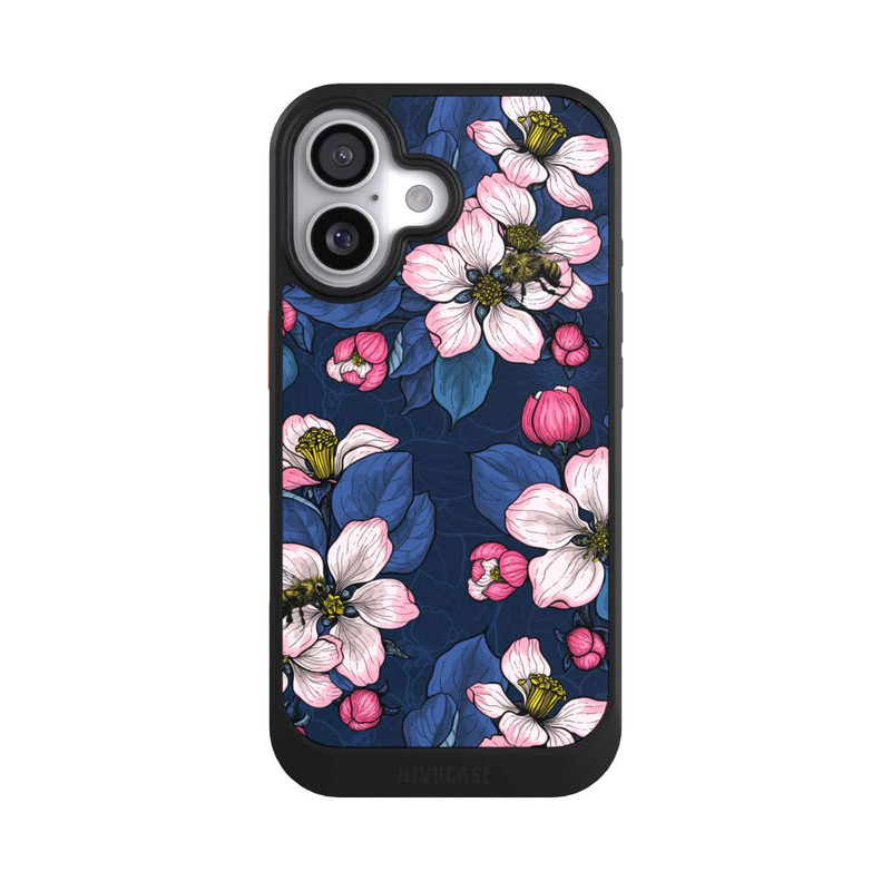 iPhone 17 NIVOcore Fleurs de pommier foncées
