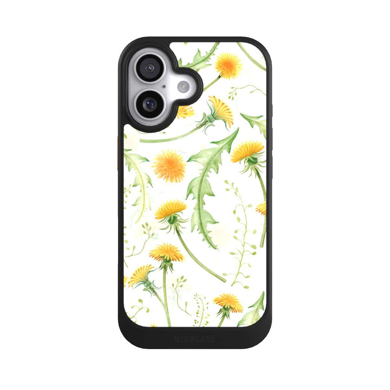 iPhone 17 NIVOcore Löwenzahn Muster