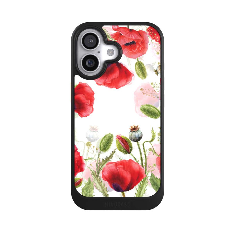 iPhone 17 NIVOcore Rahmen aus Mohnblumen