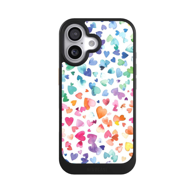 iPhone 17 NIVOcore Watercolor Love Hearts