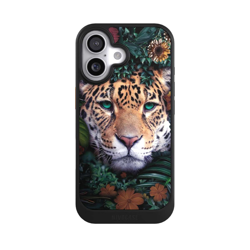 iPhone 17 NIVOcore Jaguar dans la jungle verte