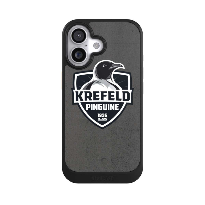 iPhone 17 NIVOcore Krefeld Pinguine Logo Schwarz und Weiß